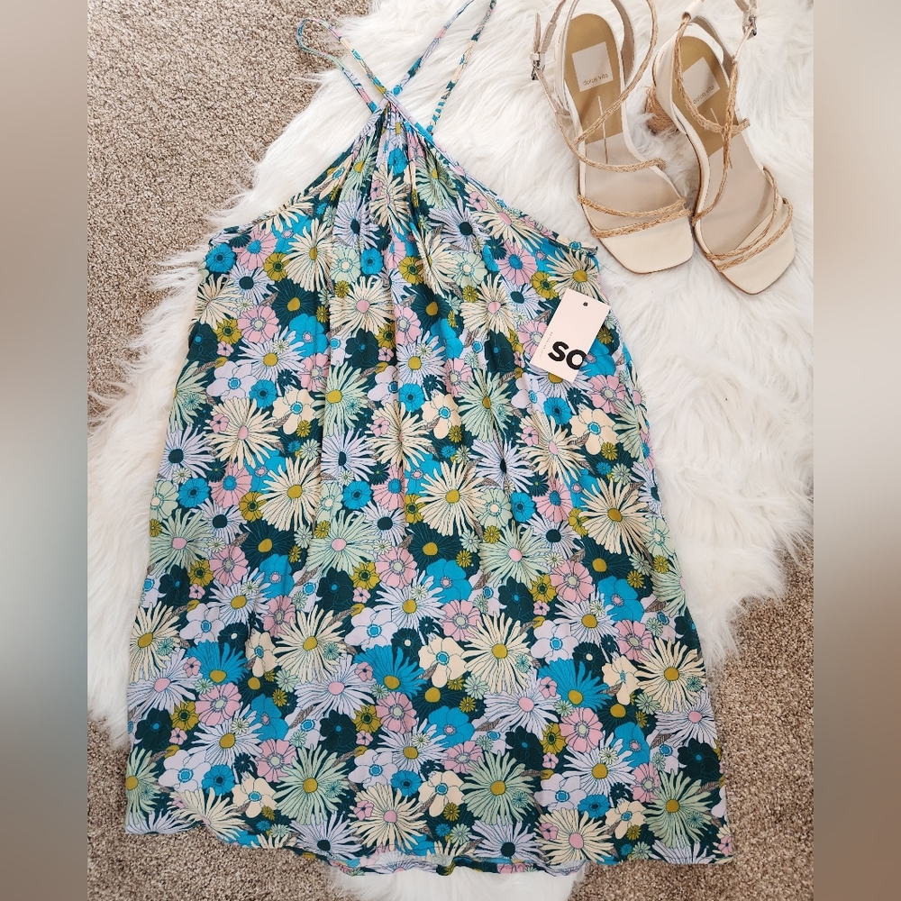 Mini floral dress, NWT